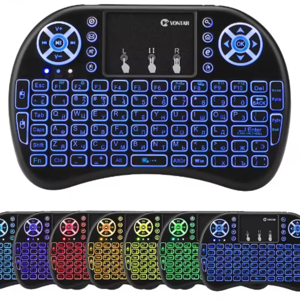US Mini i8 Wireless Keyboard 2.4G with Touchpad for PC Android Desktop PC TV Box